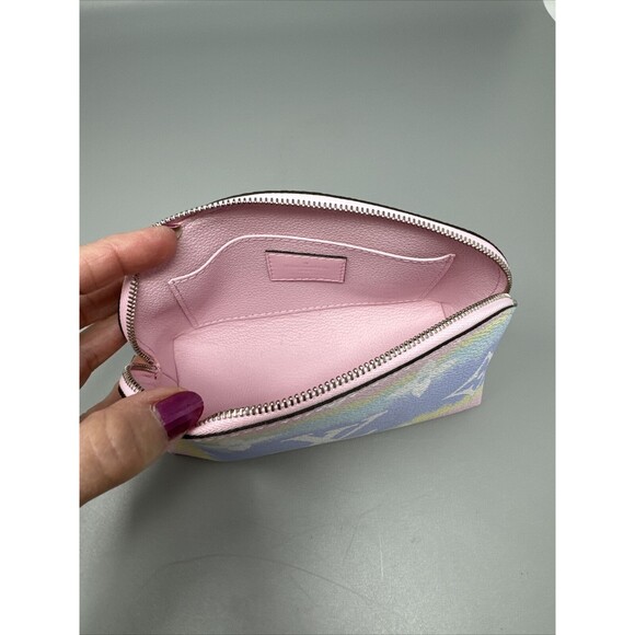 Louis Vuitton Pink Monogram Escale Tye Dye Cosmetic Pouch NEW - Picture 8 of 10